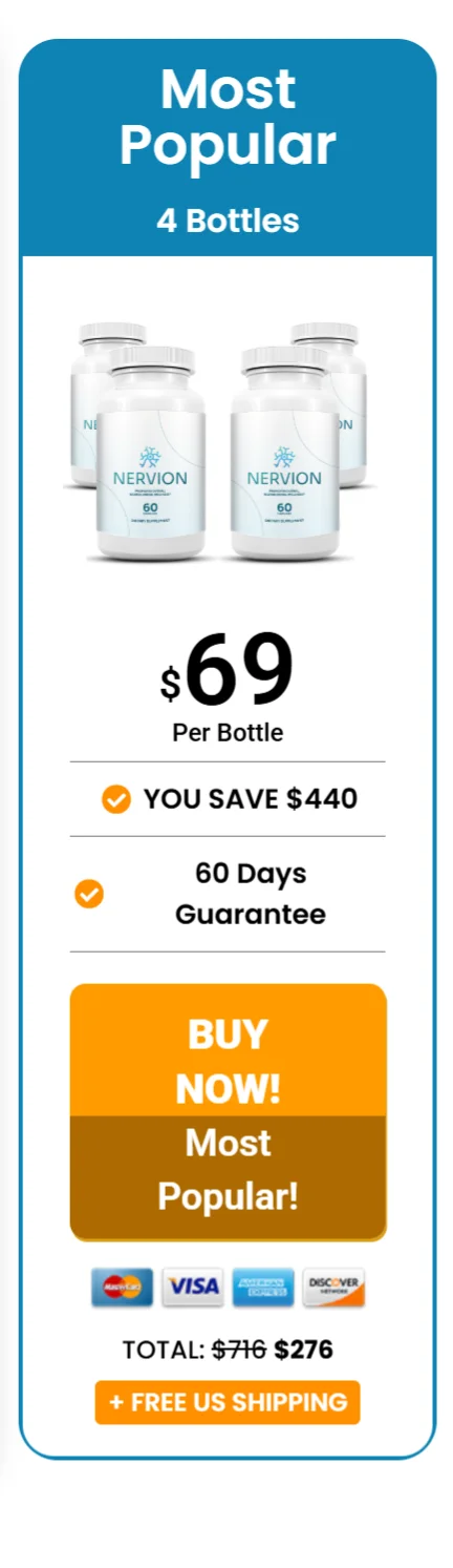 Nervion™ 4 bottles pricing